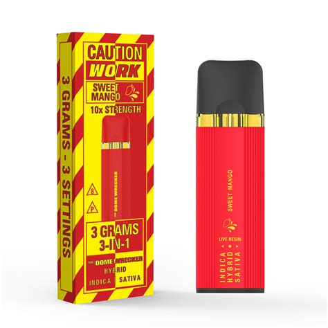 Work Delta Thc P Dome Wrecker Live Resin Disposable Vape Sweet