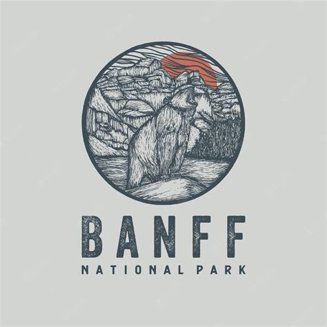 Premium Vector Hand Drawn Illustration Of Banff National Park