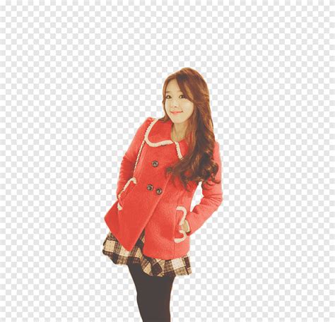 Ulzzang Kim Shinyeong Mulher De Casaco Vermelho Png PNGEgg