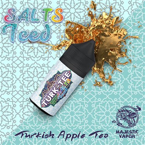 Majestic Vapor Turk Tee Iced Nic Salts 30ml 25mg Vanilla Vape