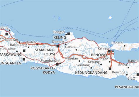 MICHELIN Grobogan map - ViaMichelin