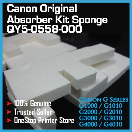 Canon Pixma G Series CISS Tank Printer G1000 G2000 G3000 G4000 Absorber