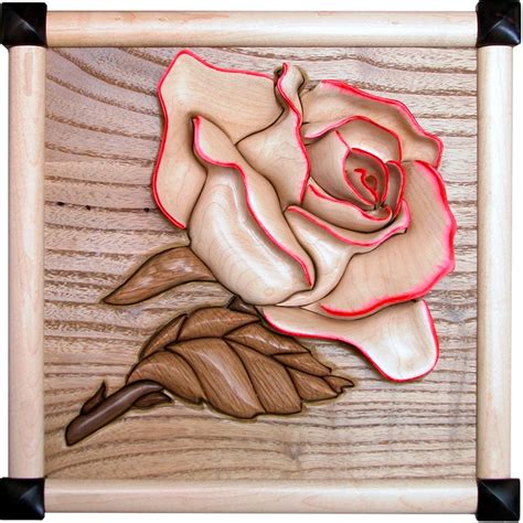 Rose Intarsia Box For My Wife Mary Intarsia Wood Patterns