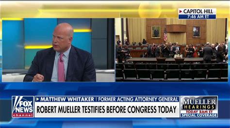 Former Acting AG Whitaker's top question for Robert Mueller: Why'd he ...