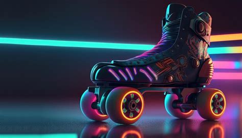 Patins Ai Generativos No Estilo Cyberpunk Disco Nost Lgico Anos Anos