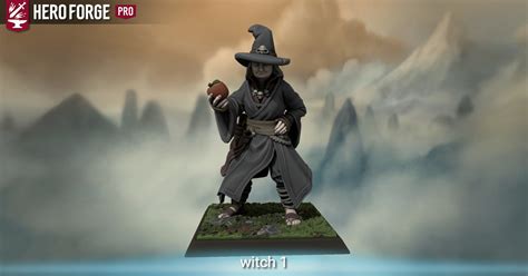 Witch 1 Made With Hero Forge