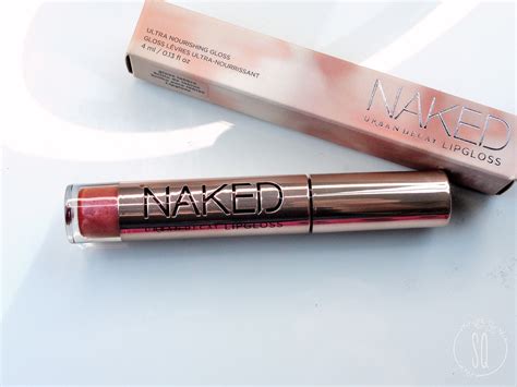 Naked ultra nourishing lip gloss Naked Urban Decay Silvia Quirós