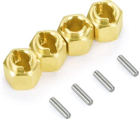 Amazon Axspeed Rc Mm Brass Wheel Hub Extenders Heavy Duty Hex