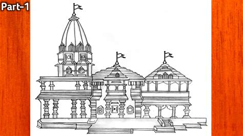 Ayodhya Ram Mandir Drawing Step By Step How To Draw Ayodhya Ram