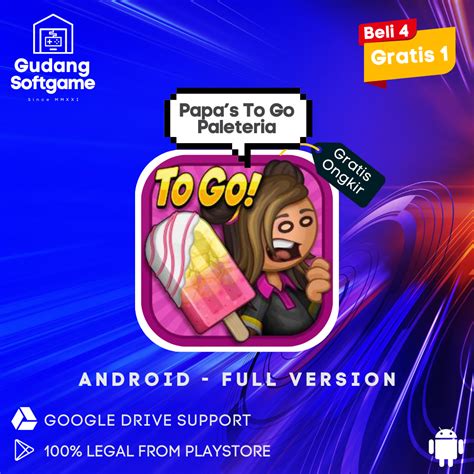 Jual Papa S To Go Paleteria Game Premium Android Simulator Apk Obb Full Version Shopee