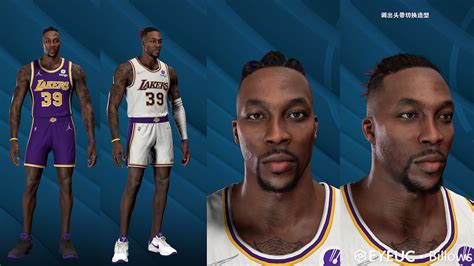 Nba K Dwight Howard Cyberface Hair Update And Body Model Versions