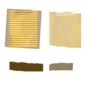 Ripped Note Paper PNG Transparent Images Free Download | Vector Files | Pngtree