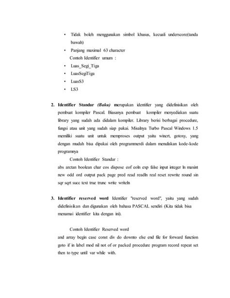 Laporan Hasil Praktikum Modul I Pengenalan Pascal Pdf