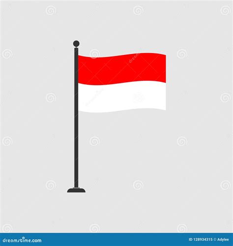 Stock Vector Indonesia Flag 4 Stock Image Illustration Of Asia