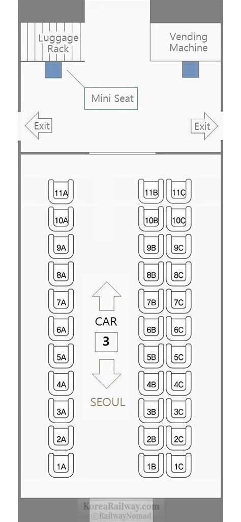 Ktx Seating Map