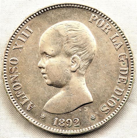 Spain Alfonso Xiii Pesetas Silver Pgm Catawiki