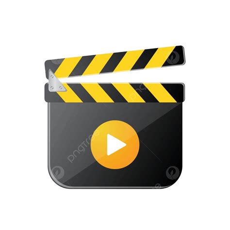 Clapboard Clap App Symbol Vector Clap App Symbol Png And Vector With