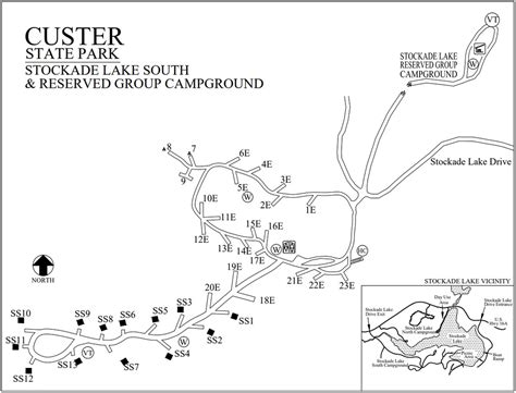 South Dakota State Park Maps Dwhike