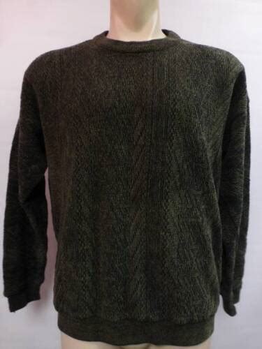 Mens Tundra Canada Crewneck Knit Sweater Green Sz Xl X Large Shirt