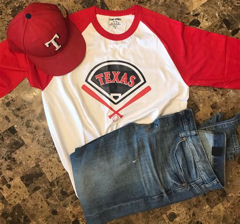 Texas T Shirt Rangers T Shirt Baseball T Shirt Baseball Etsy