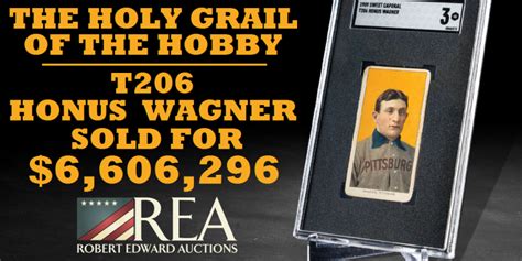 T206 Honus Wagner SGC 3 Card at Auction