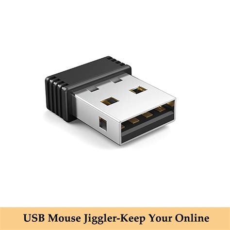 Wireless Mouse Jigglers Mover Undetectable Automatic USB Port Shaker