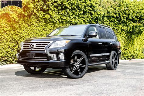 Lexus Lx570 Dub Indo S101 Wheels Black And Machined