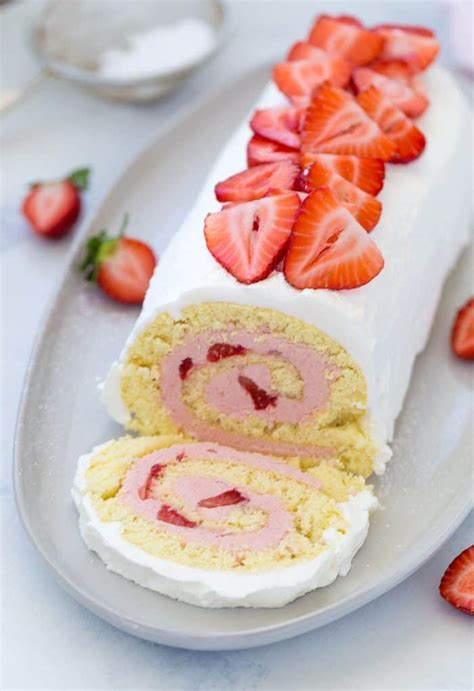 Summer Strawberry Roll Cake - A Classic Twist