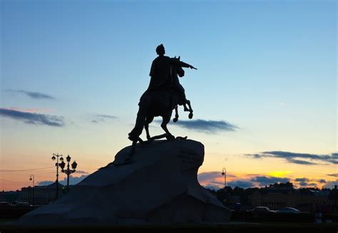 Free Photo Equestrian Statue Of Peter The Great