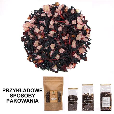 Herbata Owocowa WiŚnia Rum 200 Gram 25 Gram Gratis Smak Sztuki