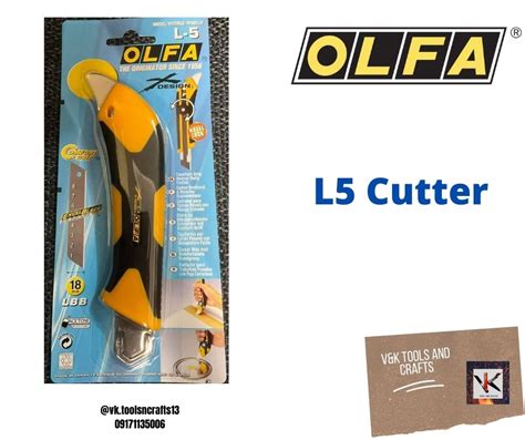 Olfa L5 Comfort Grip 18mm Heavy Duty Cutter Lazada PH