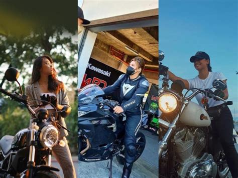 Look Celebrity Women Who Ride Motorcycles Gma Entertainment