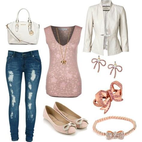 Pin By Miranda Petrak On Fashion White Jeans Outfit Cute Outfits