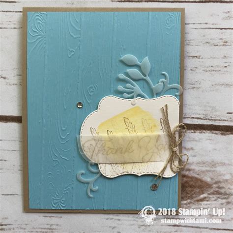 Card Blended Season Wishing You The Best Card Part Stampin Up