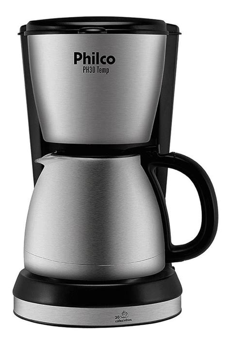 Cafeteira Elétrica Philco Temp 30 Xícaras Aço Escovado Ph30 Mercado Livre