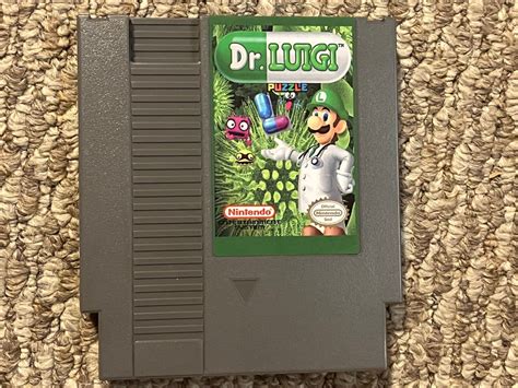 Dr. Luigi Nintendo NES Video Game - Etsy