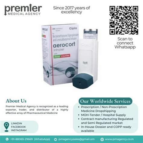 Aerocort Cfc Free Inhaler For Asthma At Rs Piece