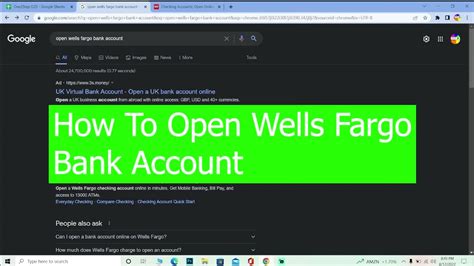 How To Open Wells Fargo Bank Account Online 2022 Wells Fargo Online Banking