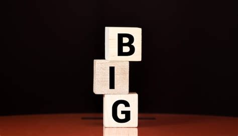 premium photo words big  white background big  describe