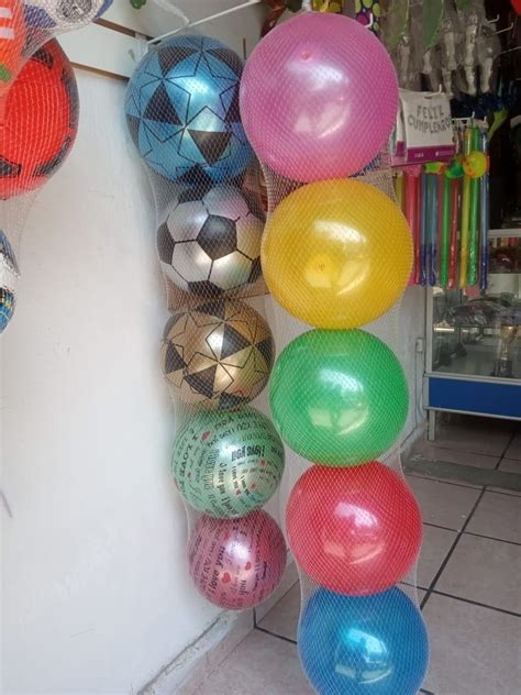 100 Pelota Colores Lisos Plastico Mayoreo Niño Fiesta Regalo