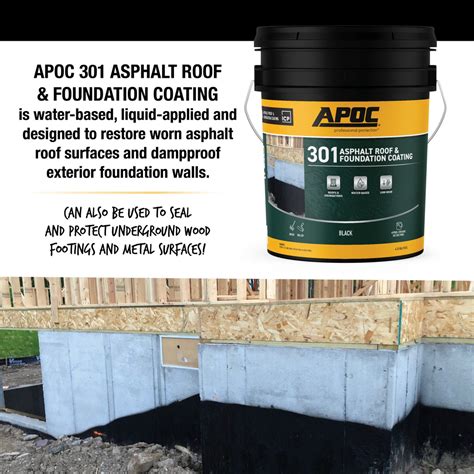 Apoc® 301asphalt Roof And Foundation Coating