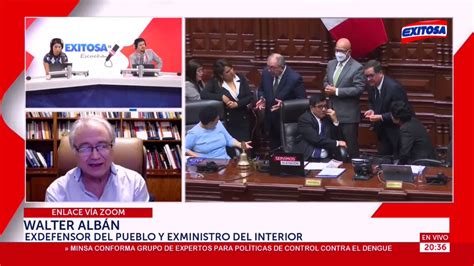 Exitosa Noticias On Twitter 🔴🔵 Walter Albán Sobre Elección De