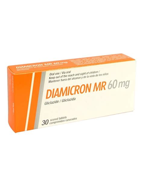 Diamicron MR 60 Mg Caja 30 Comprimidos Farmalisto Mx