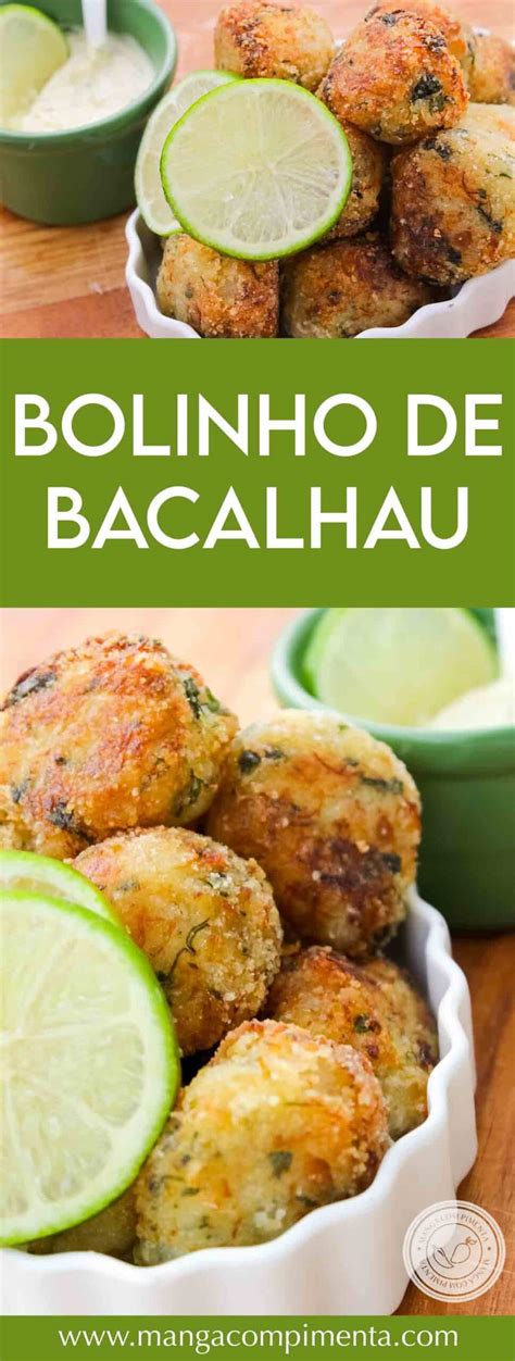 Bolinho De Bacalhau Batata Manga Pimenta