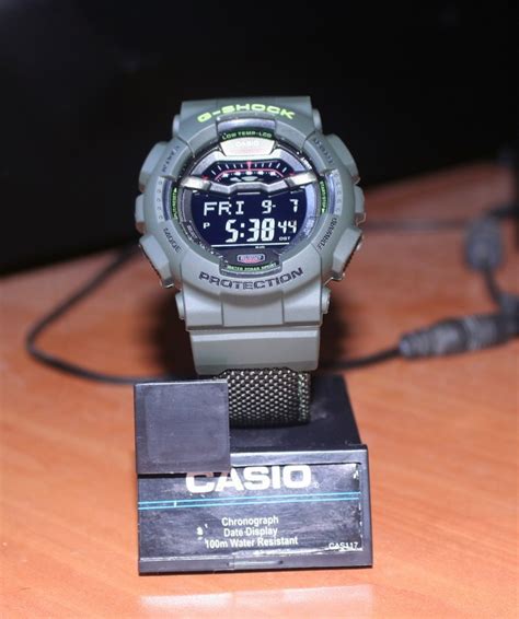 Reloj Casio G shock Verde Militar Acuático Gls 100 Coleccion S 450