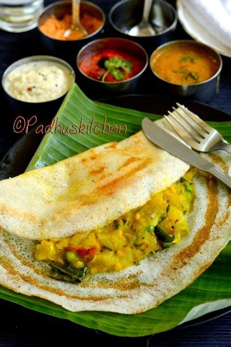 Masala Dosa Recipe-How to make Masala Dosa (potato filling) Indian Food Recipes, Vegetarian ...