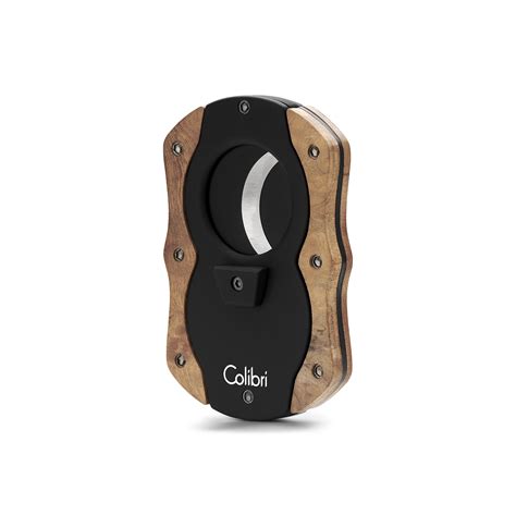 Buy Colibri Cut Double Guillotine Cigar Cutter Black With Wood