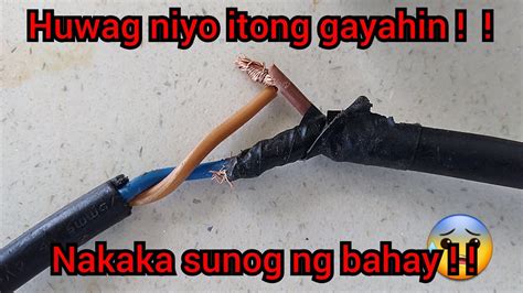 Ganito Gawin Mo Para Safe Na Safe Ang Pagdugtong Ng Wire Sa