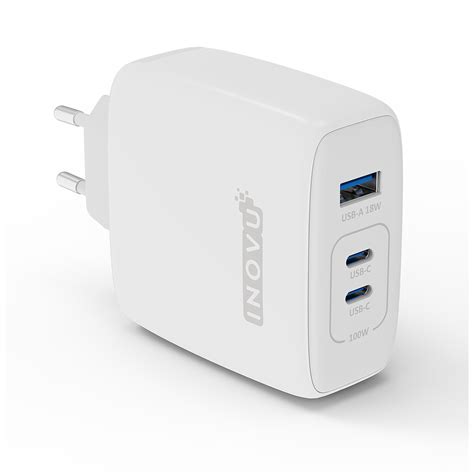 Inovu Chargeur Secteur Usb C W Power Delivery Gan Devis Gratuit