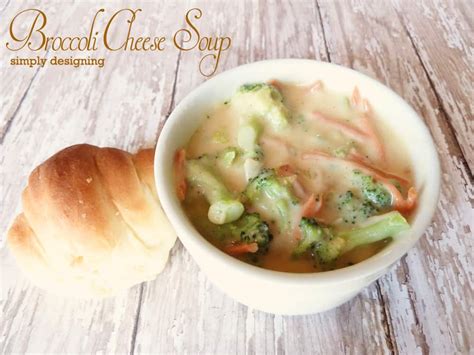 Broccoli Cheese Soup | Simply Designing with Ashley